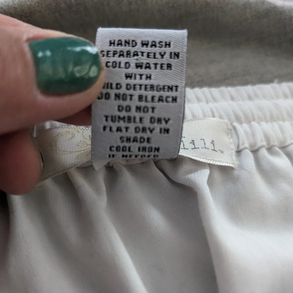 Strapless lightweight white snap up dress - Picture 5 of 7